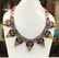 Antique Tibetan Coral & Amber Chokar Necklace
