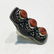 Tibetan Old Coral Hand Carved Antique Old Ring - 10MM
