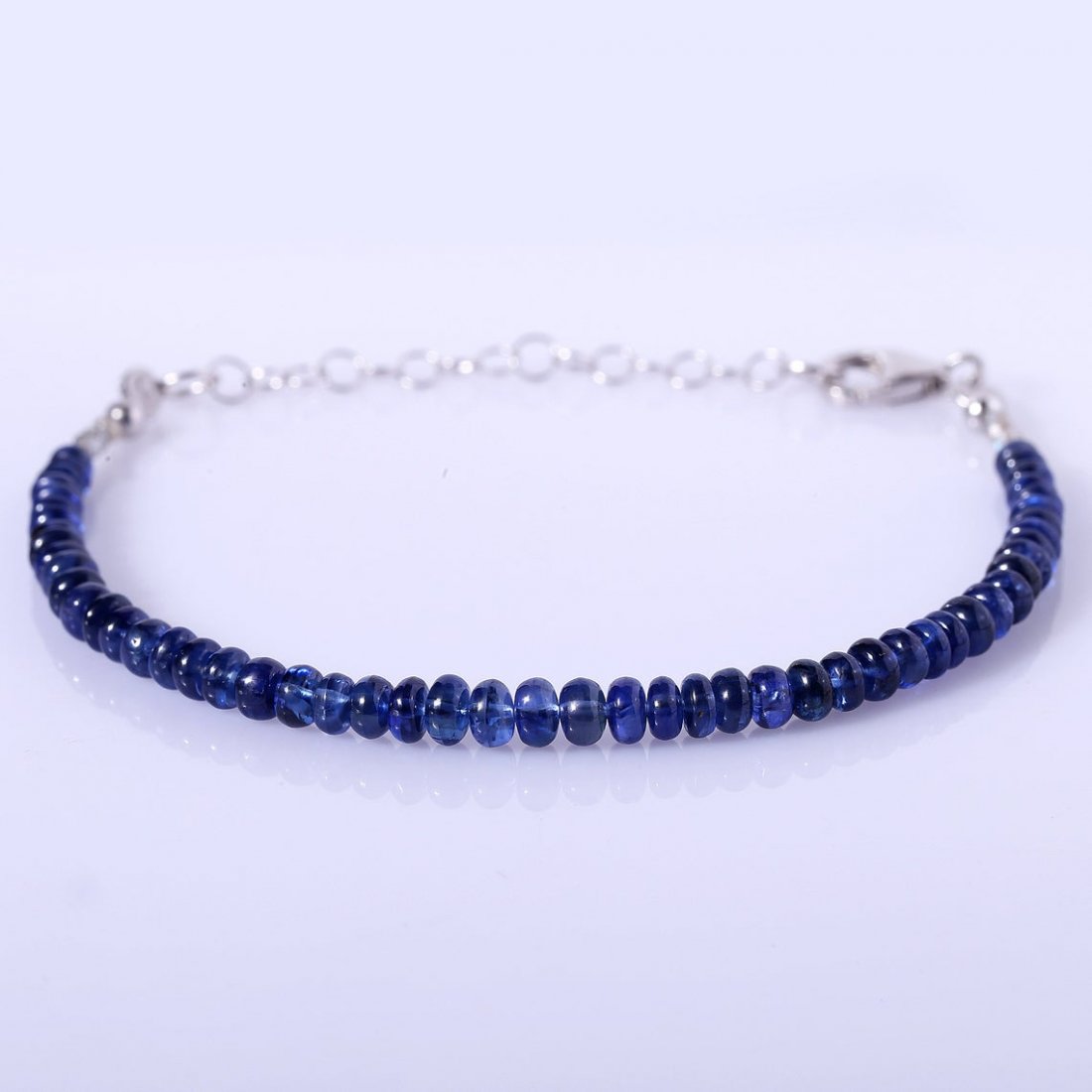 Ceylon Sapphire Bracelet September Birthstone: Sapphire is the modern September birthstone, and blue sapphire is traditional favorite sapphire. Ceylon blue sapphire makes a fantastic gift for anyone who values tradition and history, or simply love