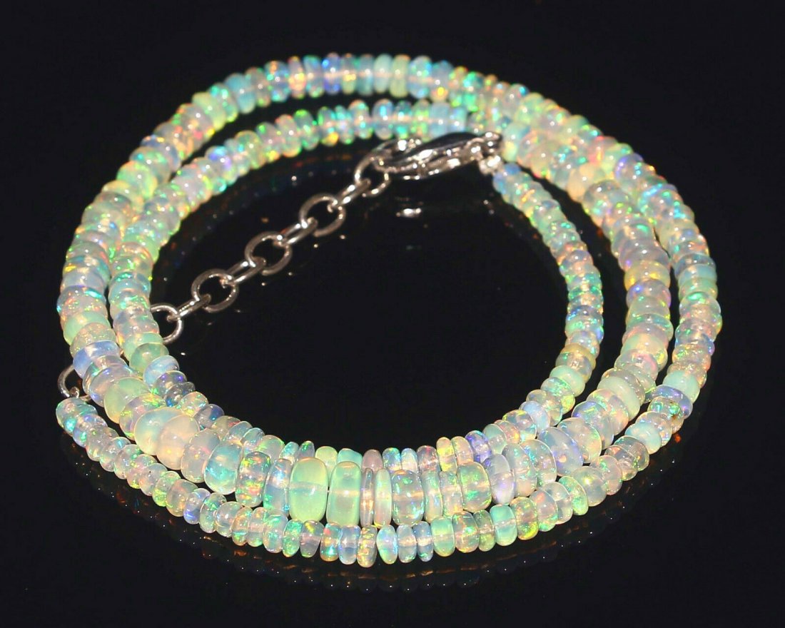 Natural Ethiopian Welo Fire Opal Beads Gemstone (1 of 3)