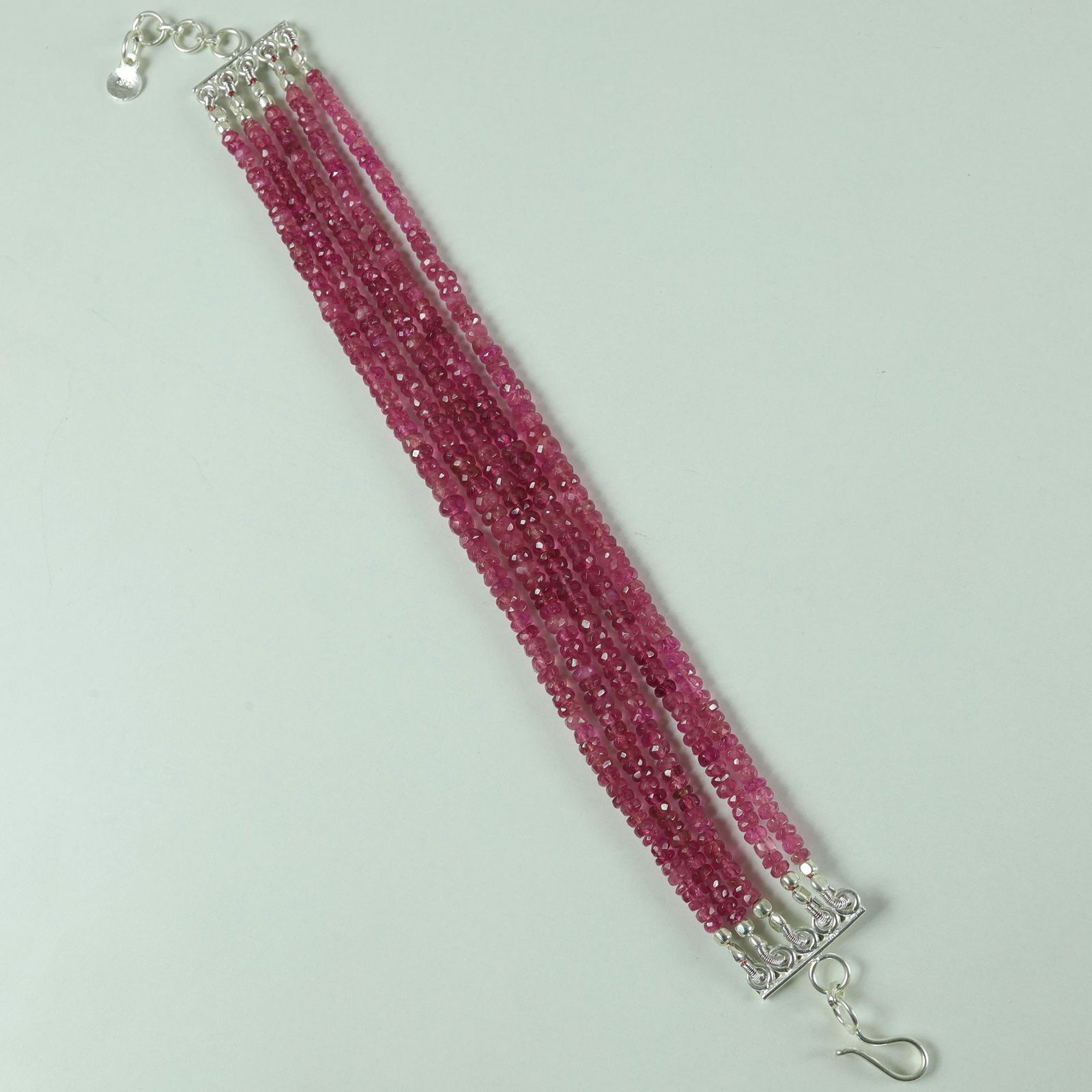 3-4.5 MM Natural Pink Tourmaline Sterling Silver (1 of 6)