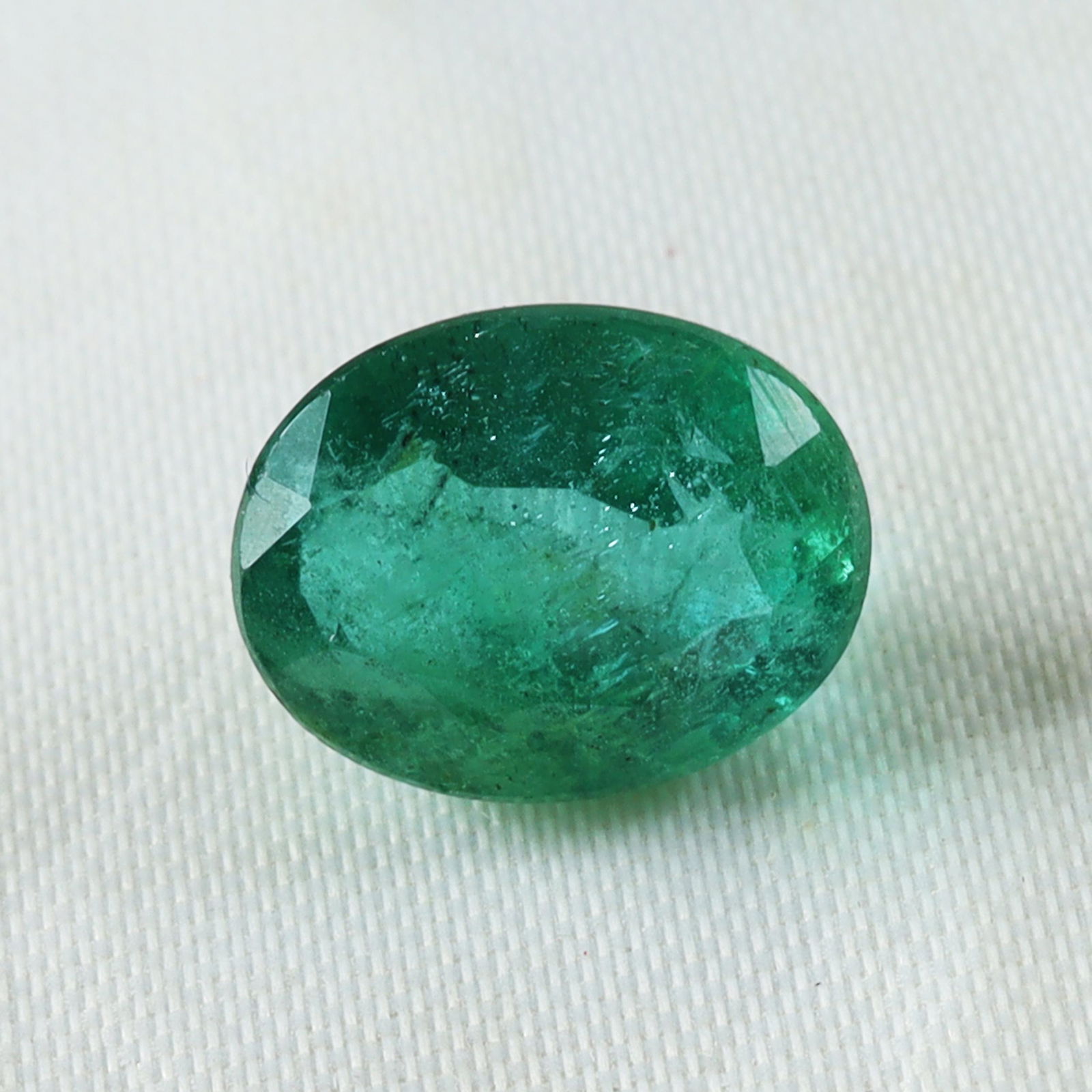 Natural Zambian Emerald 3.61 CTS / 10.6X8.2X5.8 MM (1 of 5)