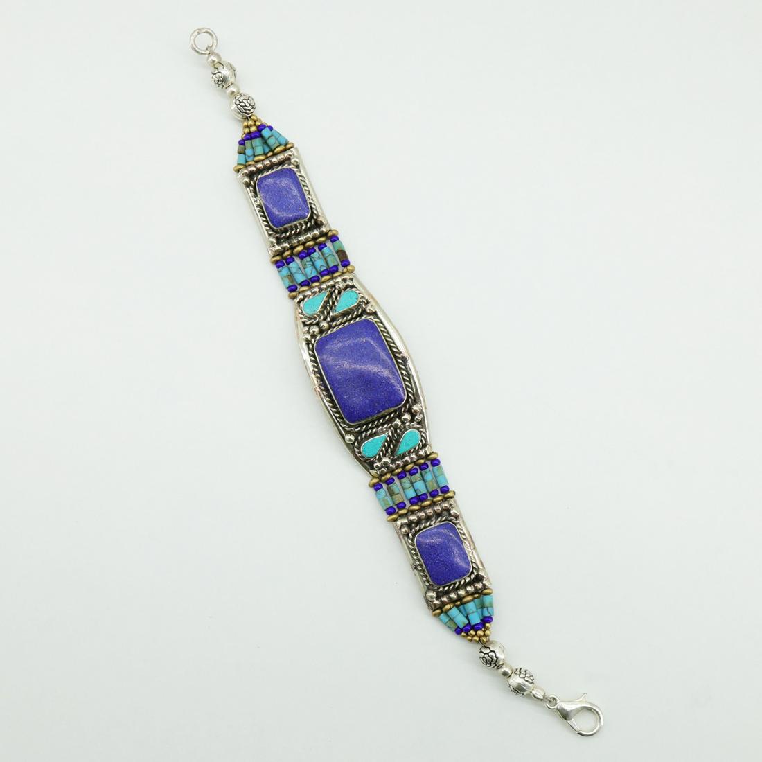 Ethnic Antique Choker Lapis Handmade Bracelet (1 of 5)