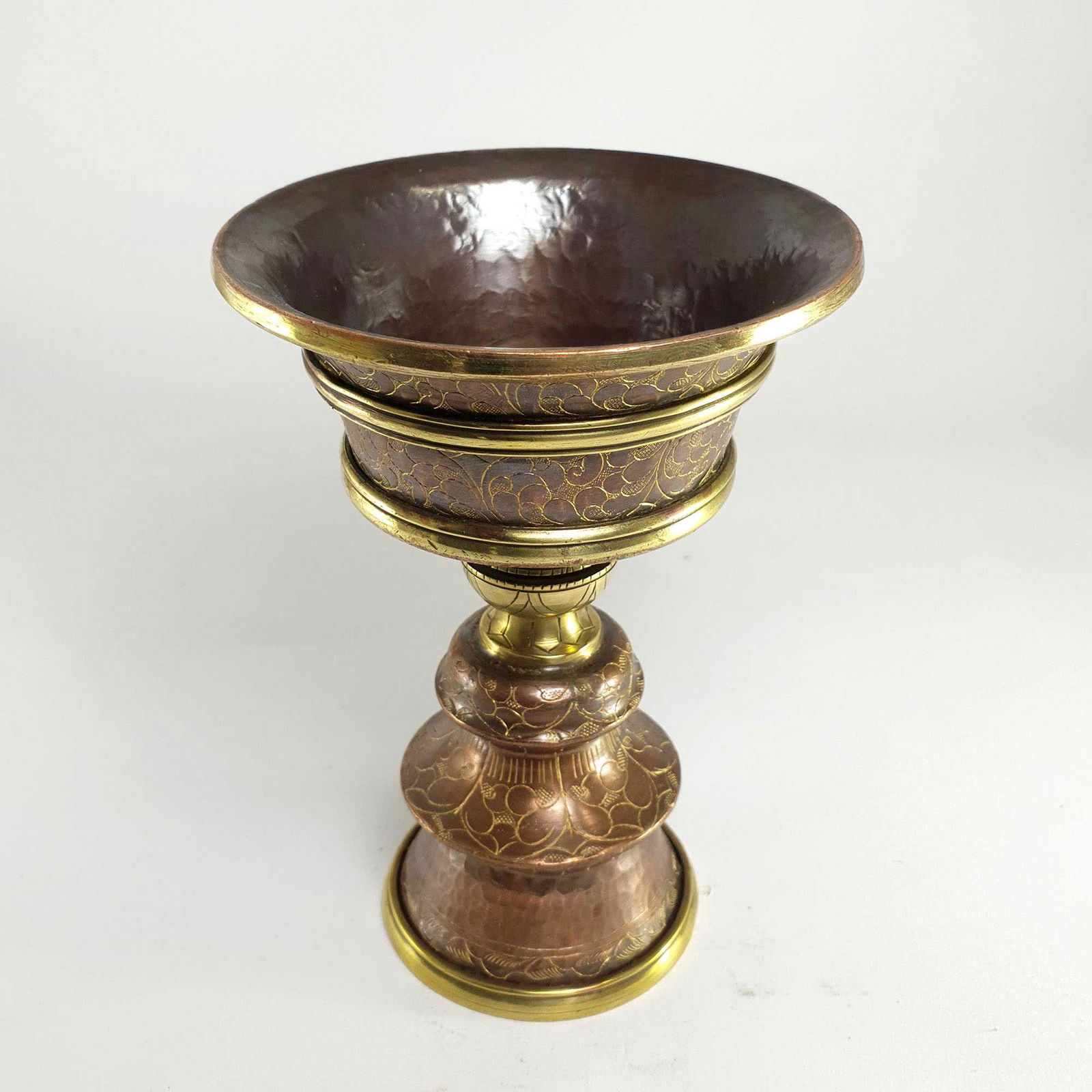 4 Inch - Copper Butter Lamp (1 of 4)