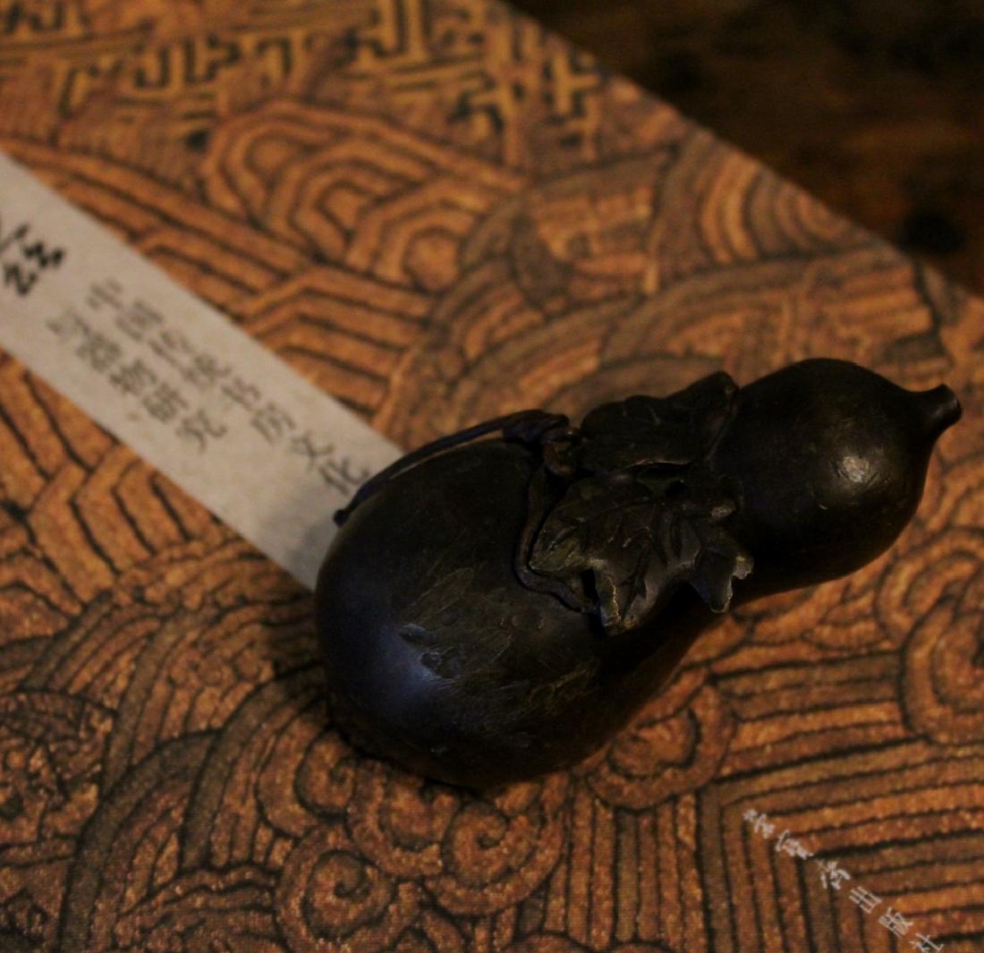 chinese bronze scholar water dropper (1 of 5)