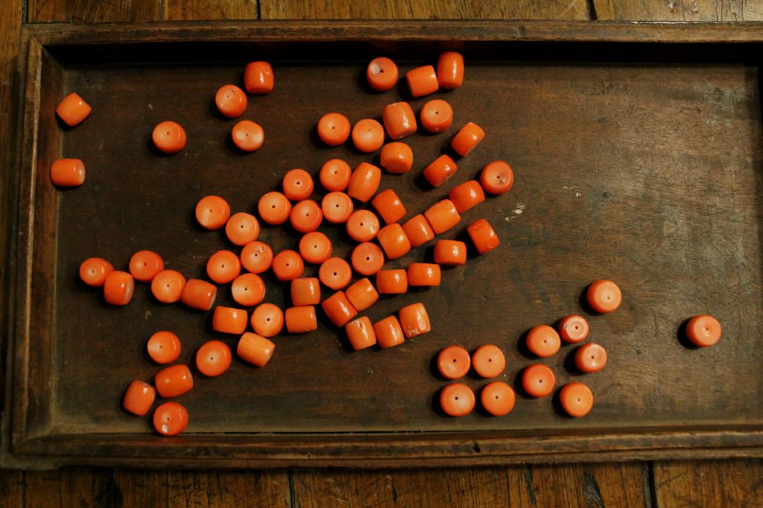 group of coral beads (1 of 3)