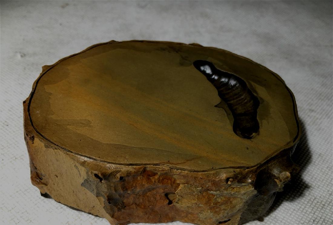 chinese green duan ink stone (1 of 4)