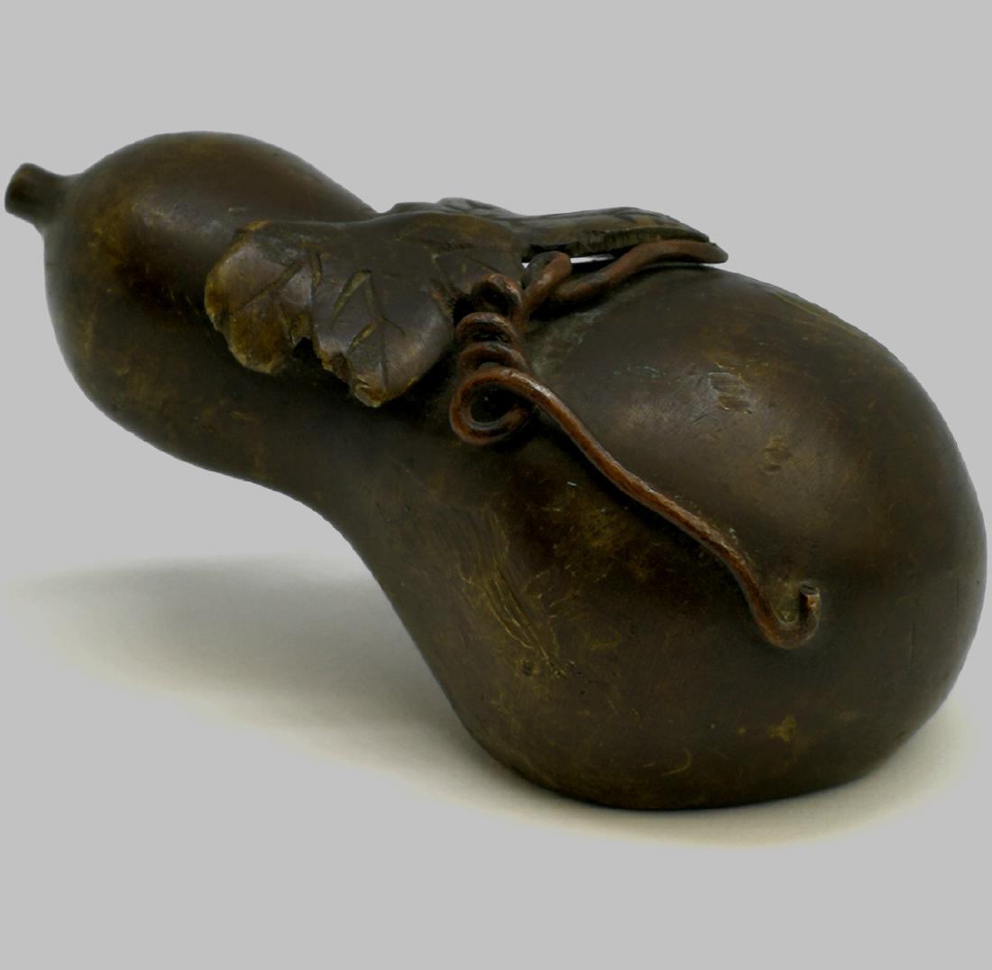 chinese bronze gourd water dropper (1 of 4)