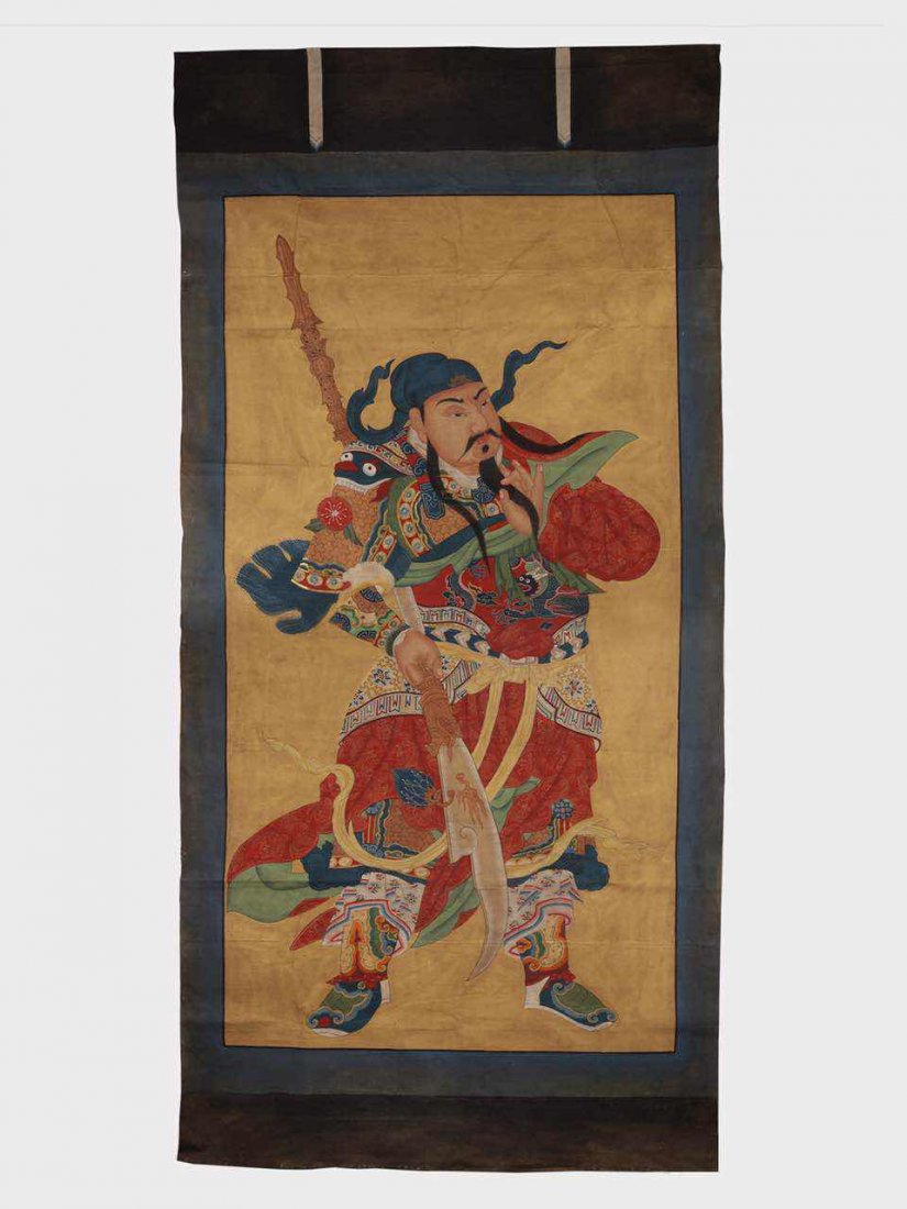 Luxury large Cotton and linen portrait Guangong (1 of 10)