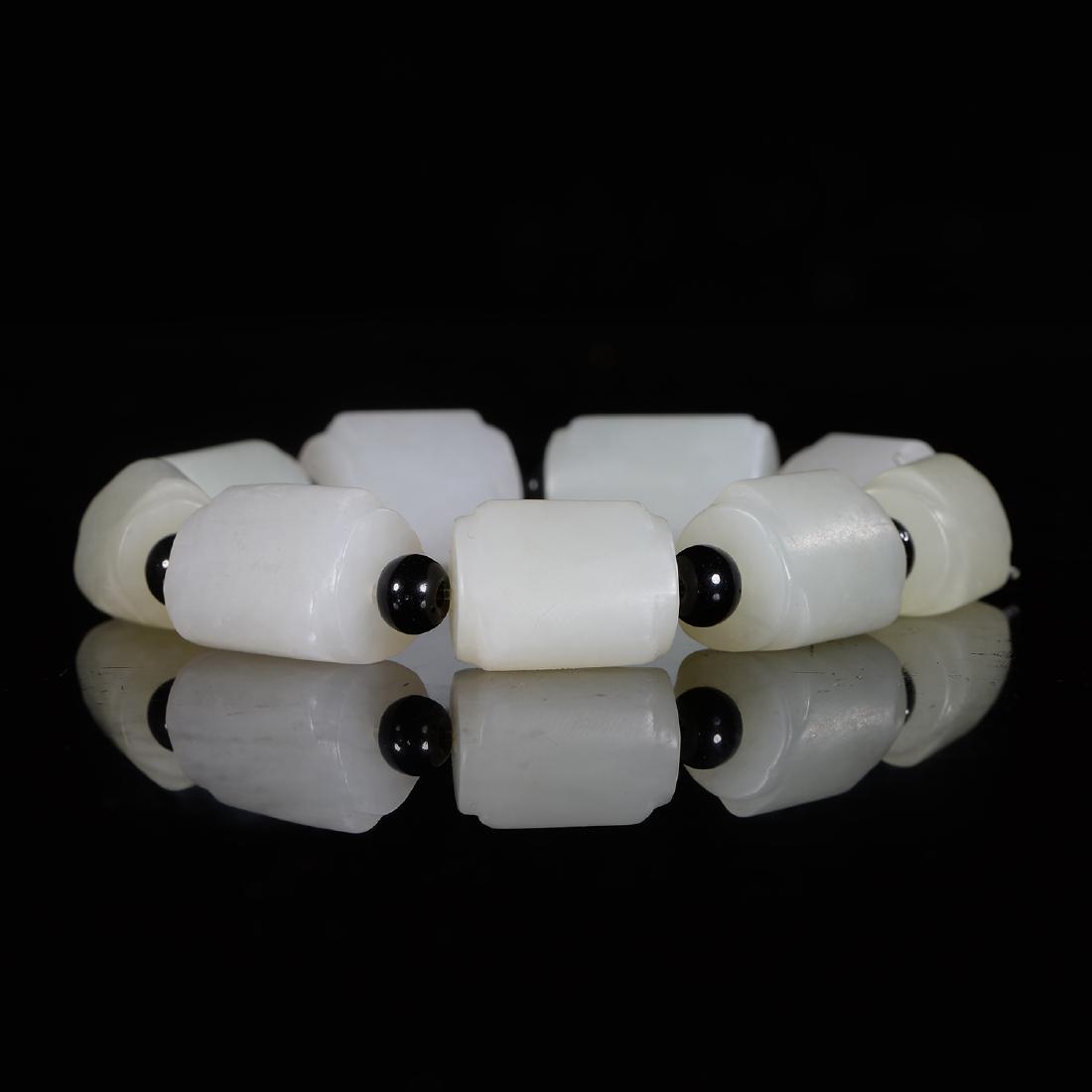 Chinese Hetian Jade Bracelet (1 of 6)