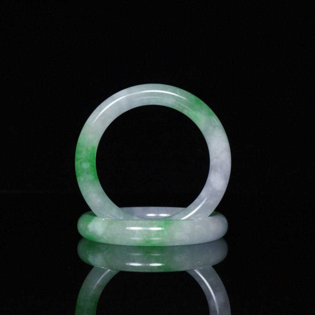 Pair of Chinese Jade Bracelets