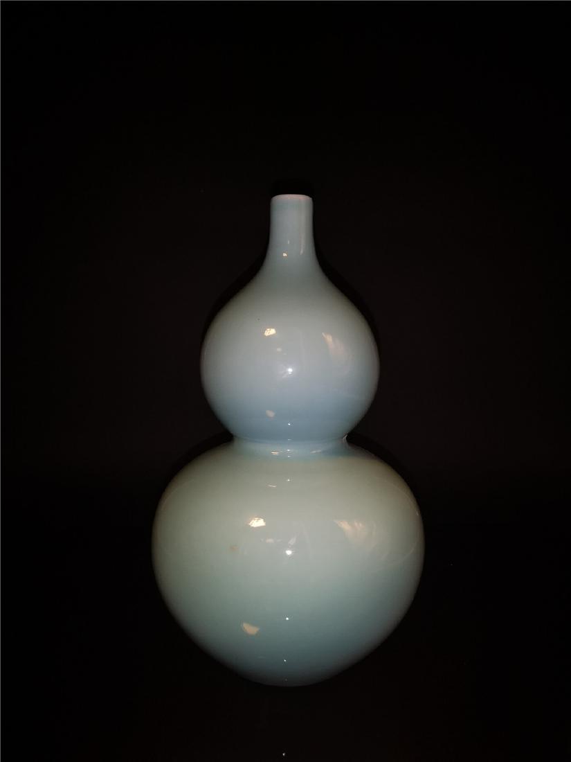 Chinese Pale Celadon Porcelain Bottle Vase (1 of 7)