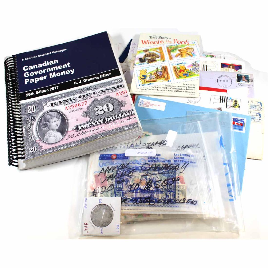 Estate lot of Canadian Stamps, Envelopes, Pains (1 of 1)