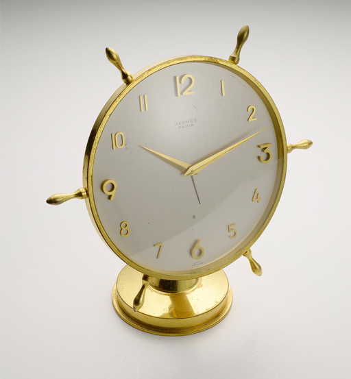 Hermes Antique Desk Clock, 1960 - Hermes Antique Desk Clock, 1960