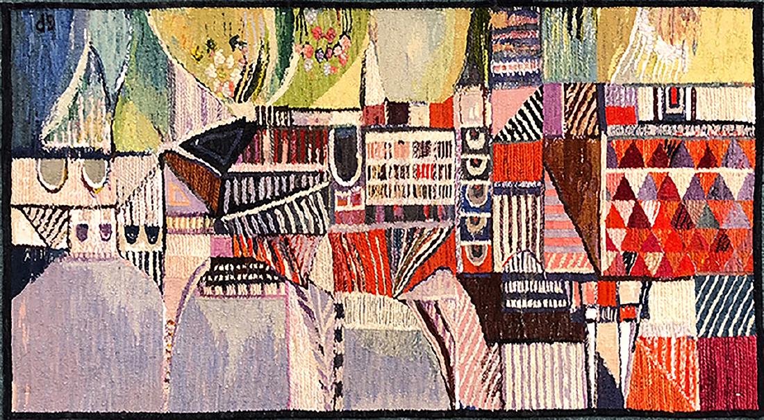 PERUVIAN KILIM CARPET 4.5 x 3.5 FT: The material probably, made from Llama wool fibers (South American camel), is woven with unique technique, designs and drawings which are taken from Asian and Middle East Kilims. These Kilims also use