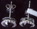 Diamond and Black Diamond Earrings - 2