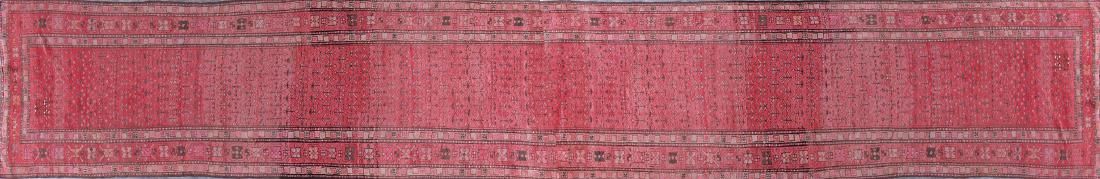 Antique Kasak Runner Rug 14.75 x 4 FT (1 of 4)
