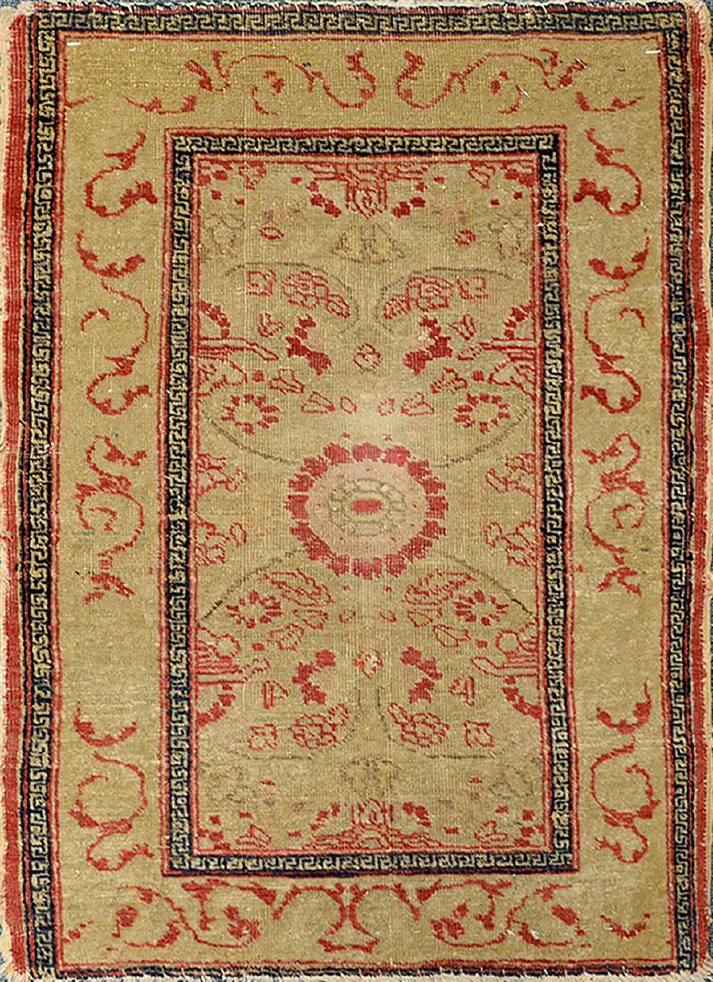 Antique Tabriz Haji Jalili Carpet (2.5' x 1.5') (1 of 1)