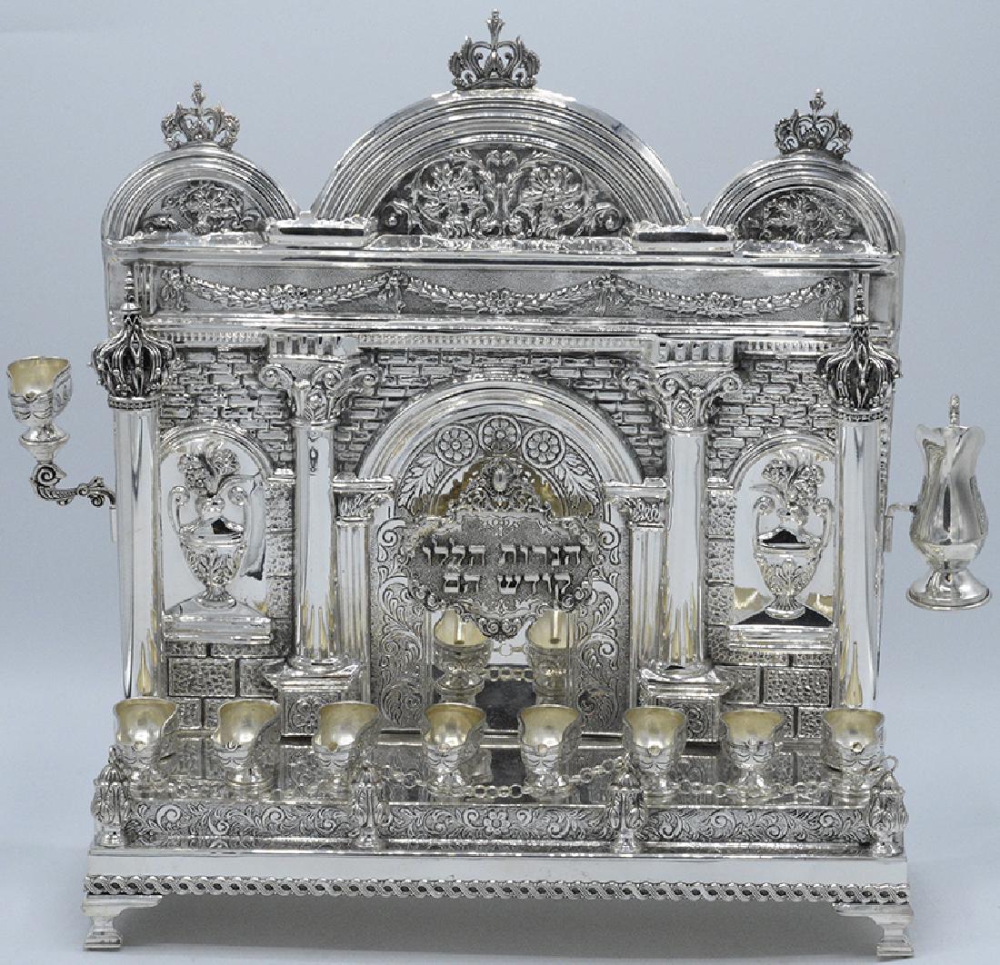 Haddad Sterling Silver Hanukiah (1 of 17)