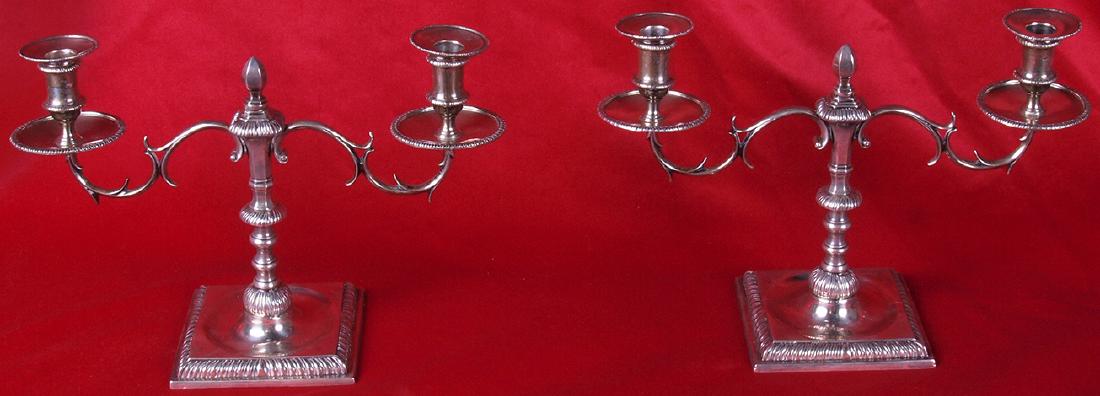 Two Sterling Silver Column Candleabras (1 of 15)