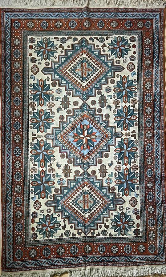 Vintage Lezghi Daghestan Soumak Rug (1 of 5)