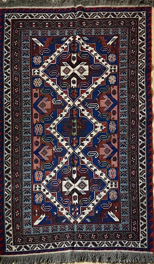Vintage Lezghi Daghestan Soumak Rug (1 of 5)