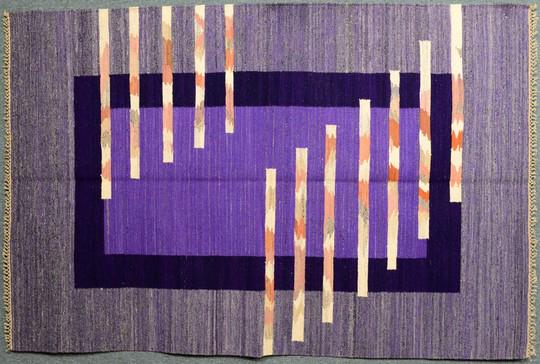 Decorative Hungarian Kilim Carpet: This rug is made with premium products aimed to provide maximum softness. Itâ€™s originally from Hungary but in ornaments and motifs still reflect iconic Persian styled. It's hand-knotted with ca