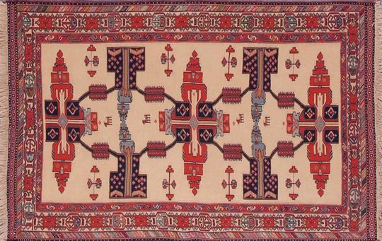 Rare Shiraki Kilim Carpet (1 of 5)