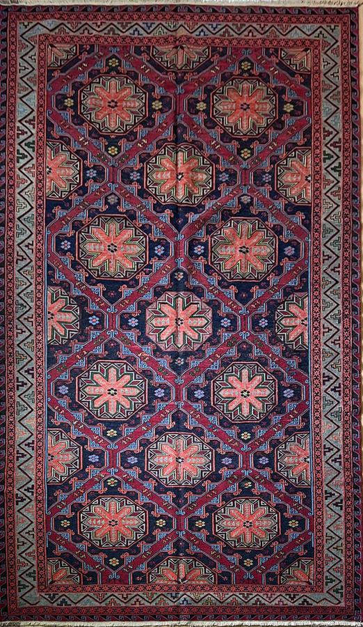 Vintage Lezghi Daghestan Soumak Rug (1 of 4)
