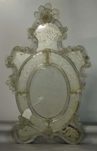 Antique Venetian Murano Mirror (1 of 2)
