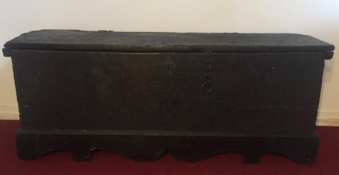 Spanish Dowry Chest Dated 1720 (1 of 8)