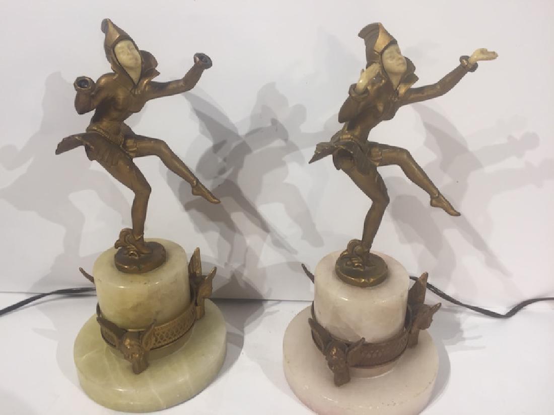 Art Deco Lamps Gilded Bronze (1 of 5)