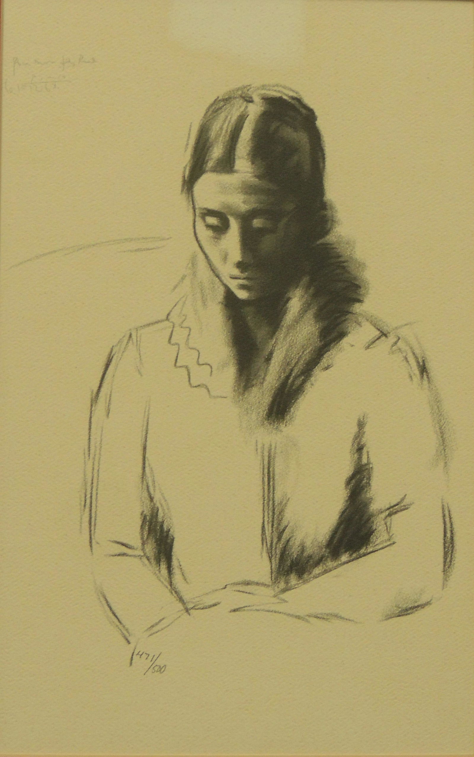 Pablo Picasso - 1881 - 1973 - Portrait of Olga (1 of 4)