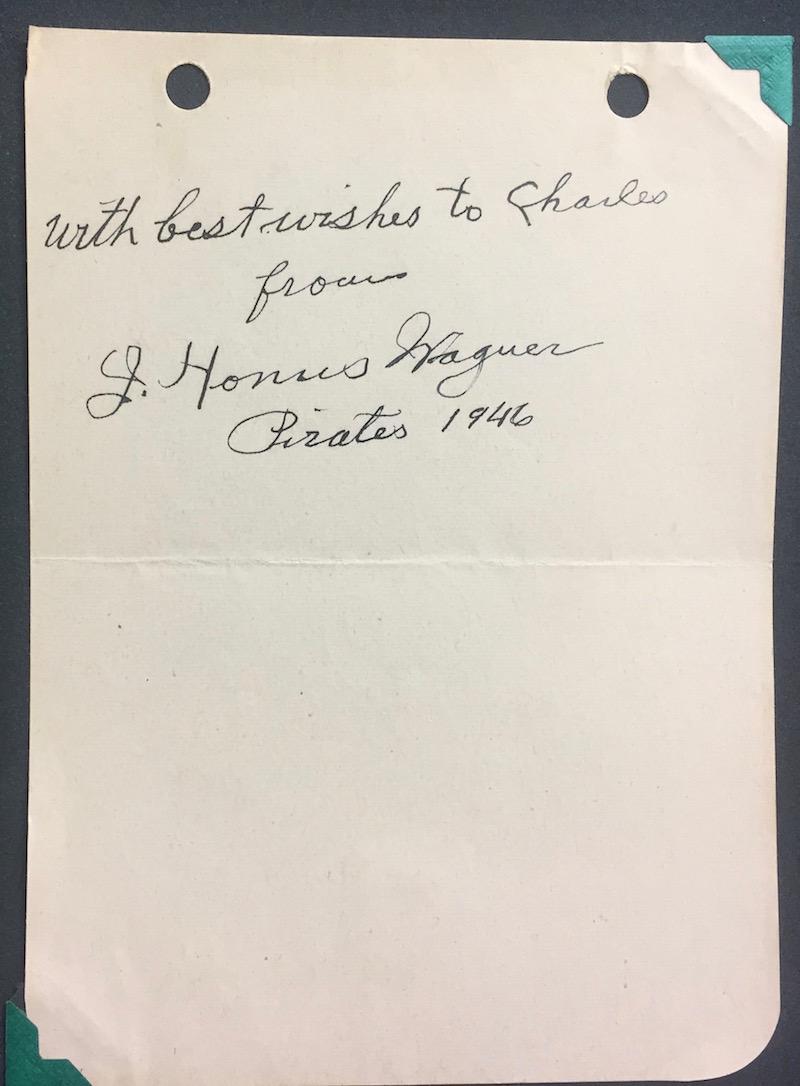 Honus Wagner - Autograph -Pittsburgh Pirates: A beautiful autograph signature by the Hall of Famer Honus Wagner 1874 - 1955. â€œThe nearest thing to a perfect player no matter where his manager chose to play him”. Honus Wagner played 21 sea