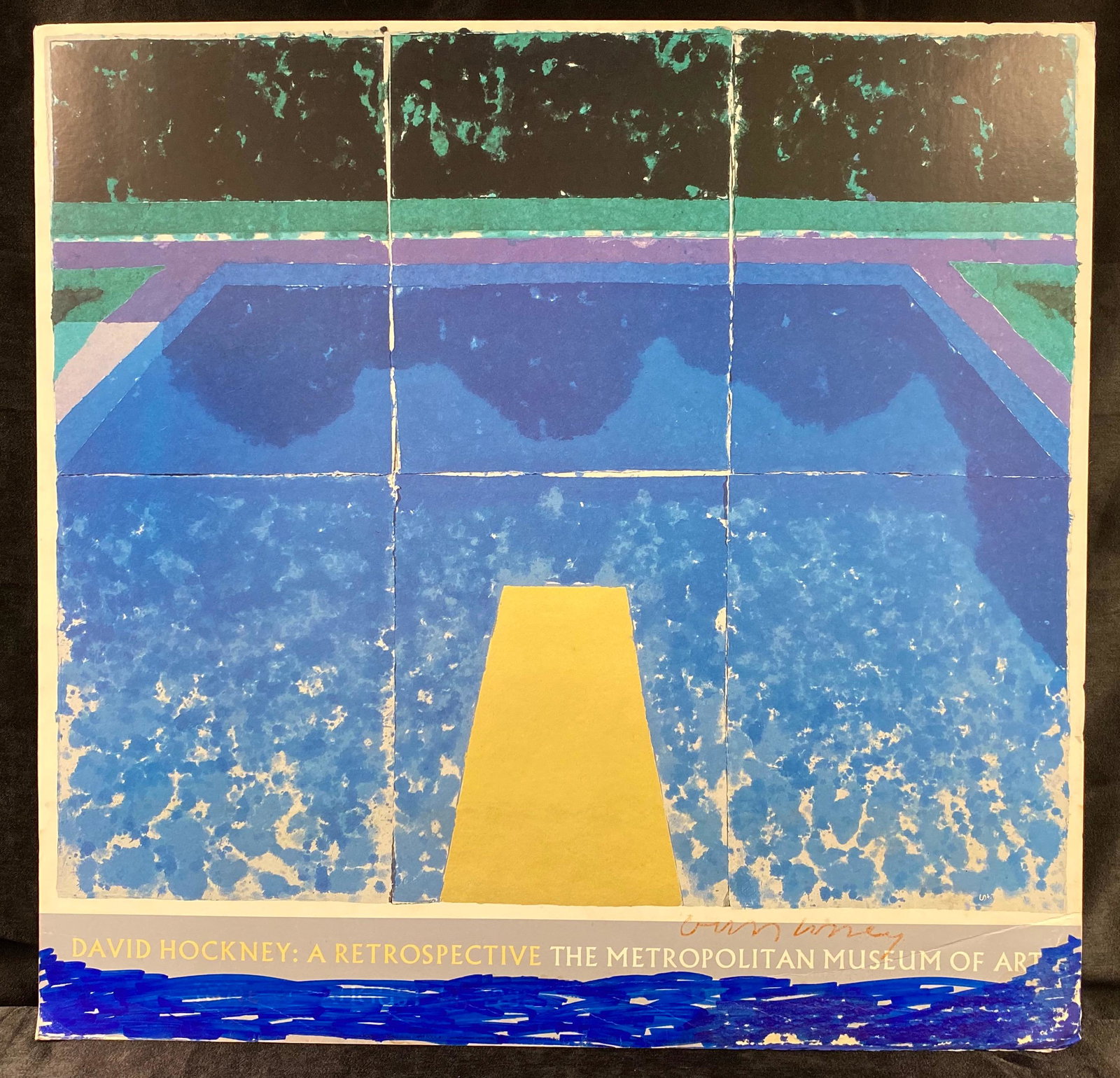 David Hockney | Signed Metropolitan Museum of Art: David Hockney Signed | 1988 The Metropolitan Museum of Art Poster | Measures 30 x 31