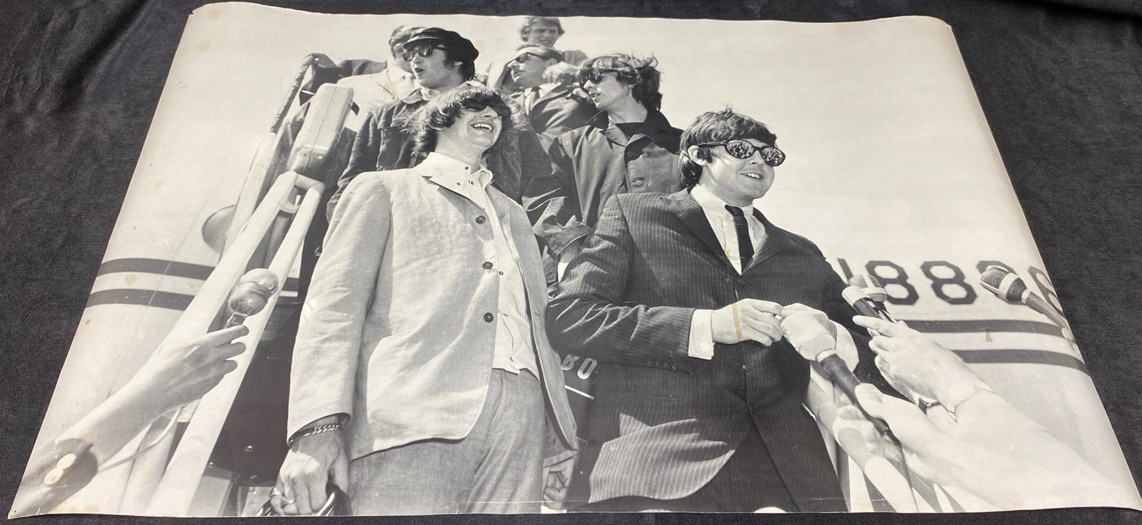 Rare Original Beatles 1960's Poster: 1960's Rare Original Beatles Poster | Measures 23 x 34 1/8 | Unknown Date and Location