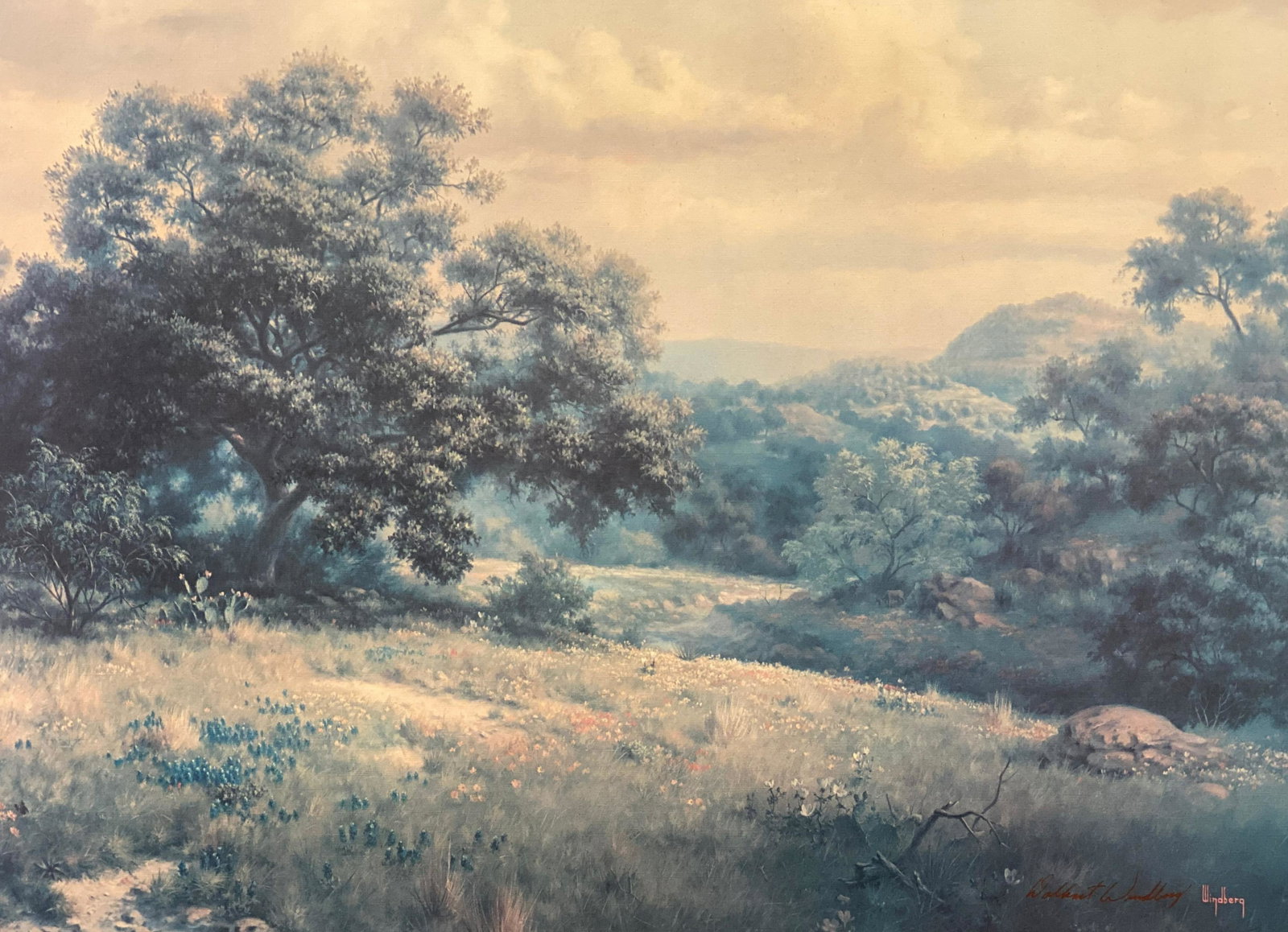 Dalhart Windberg | Signed Litho | Hill Country: Dalhart Windberg | Signed Litho | Hill Country | Certificate of Limited Edition | Measures 24 x 28