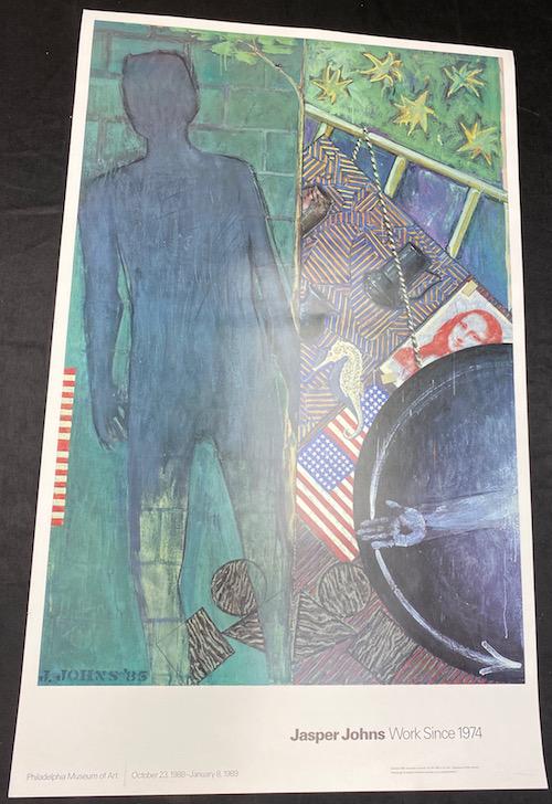 Jasper Johns | Art Poster 1988: Jasper Johns 1988 Art Poster | Philadelphia Museum of Art 1988 | Measures 23 1/2 x 38 1/2