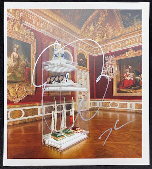 Jeff Koons | Versailles Palace Vacuums: Jeff Koons Versailles Palace Vacuums | Signed with Flower Art Design | Measures 11 1/2 x 13