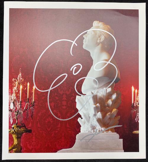 Jeff Koons | Versailles Palace Jeff Koons Statue: Jeff Koons | Versailles Palace Jeff Koons Statue | Signed Flower Art Design | Measures 11 1/2 x 13