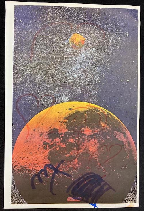 Peter Max | Moon Poster Signed: Peter Max | Moon Poster Signed | 10 3/4 x 16