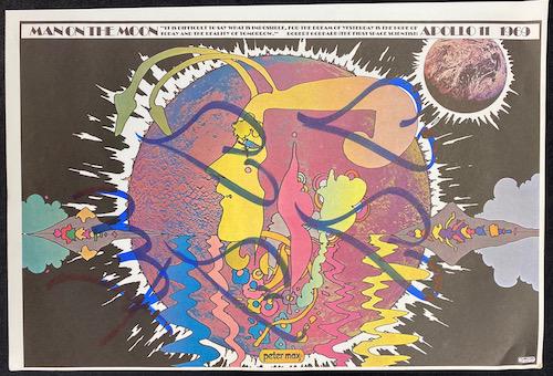 Peter Max | Apollo 11 Poster Signed: Peter Max | Apollo 11 Poster Signed | 10 3/4 x 16