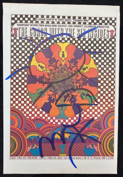 Peter Max | Finnegans Wake Poster Signed: Peter Max | Finnegans Wake Poster Signed | 10 3/4 x 16