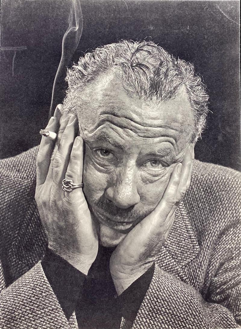 Yousuf Karsh - John Ernst Steinbeck Photogravure: Yousuf Karsh - John Ernst Steinbeck | Vintage Photogravure Portrait | 9 x 12
