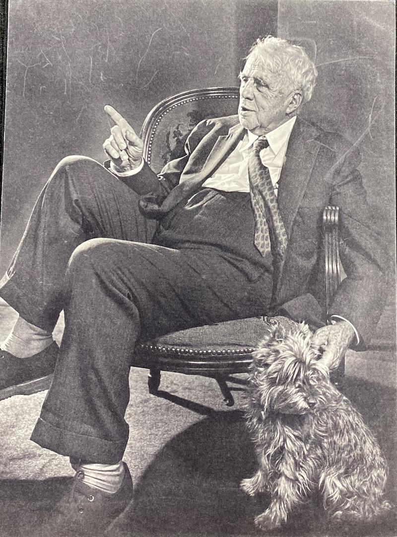 Yousuf Karsh - Robert Frost Photogravure: Yousuf Karsh - Robert Frost | Vintage Photogravure Portrait | 8 9/8 x 12