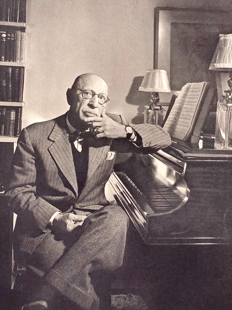Yousuf Karsh - Igor Stravinsky Photogravure: Yousuf Karsh - Igor Stravinsky | Vintage Photogravure Portrait | 9 x 12