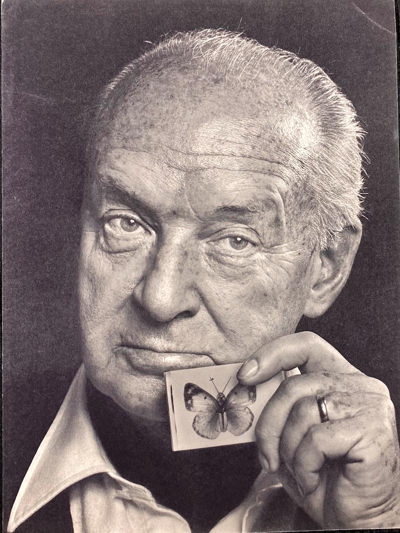 Yousuf Karsh - Vladimir Nabokov Photogravure: Yousuf Karsh - Vladimir Nabokov | Vintage Photogravure Portrait | 8 9/8 x 12