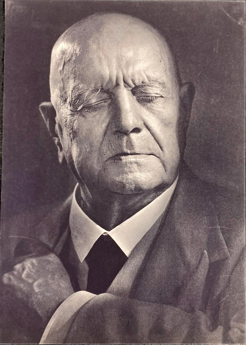 Yousuf Karsh - Jean Sibelius Photogravure: Yousuf Karsh - Jean Sibelius | Vintage Photogravure Portrait | 9 x 11