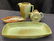 Frankoma Green Tableware