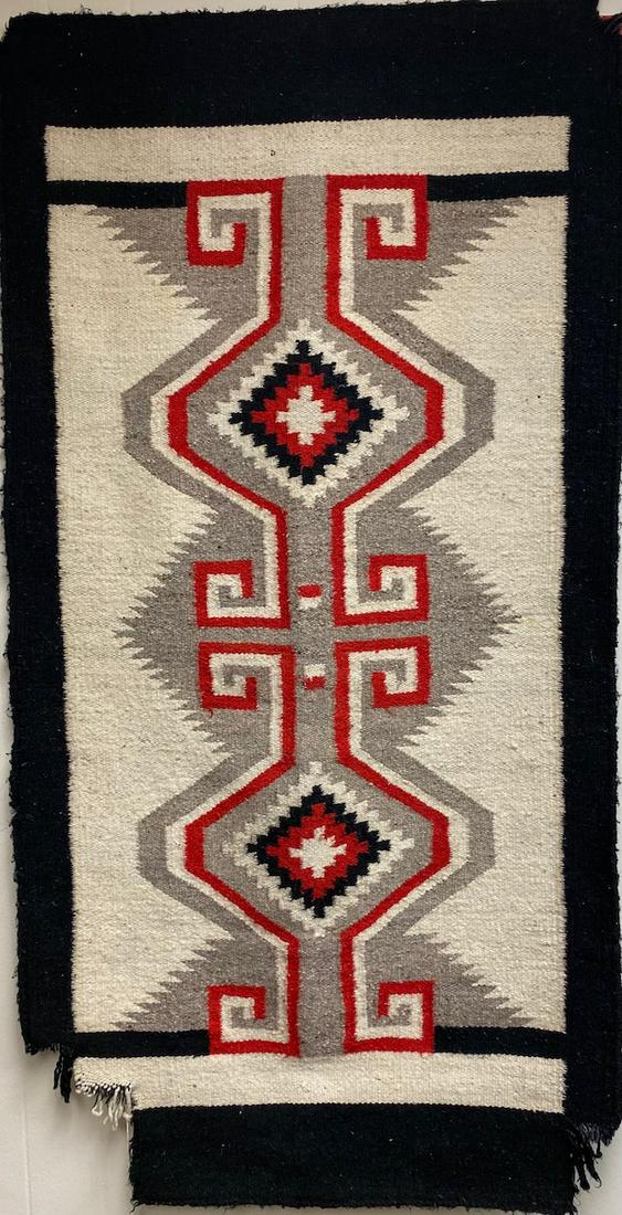 Navajo Ganado Style Rug |  Grey/Black/Red (1 of 2)